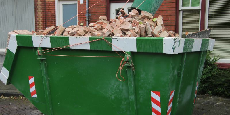 Quais as regras para uso de cacamba de lixo